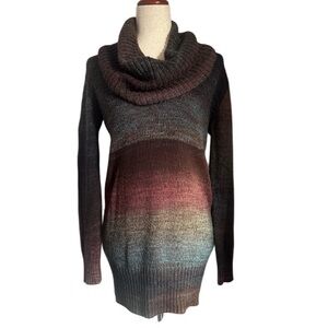 Michael Stars Anthropologie Cowl Neck Knit Sweater Dress Size 1 FALL